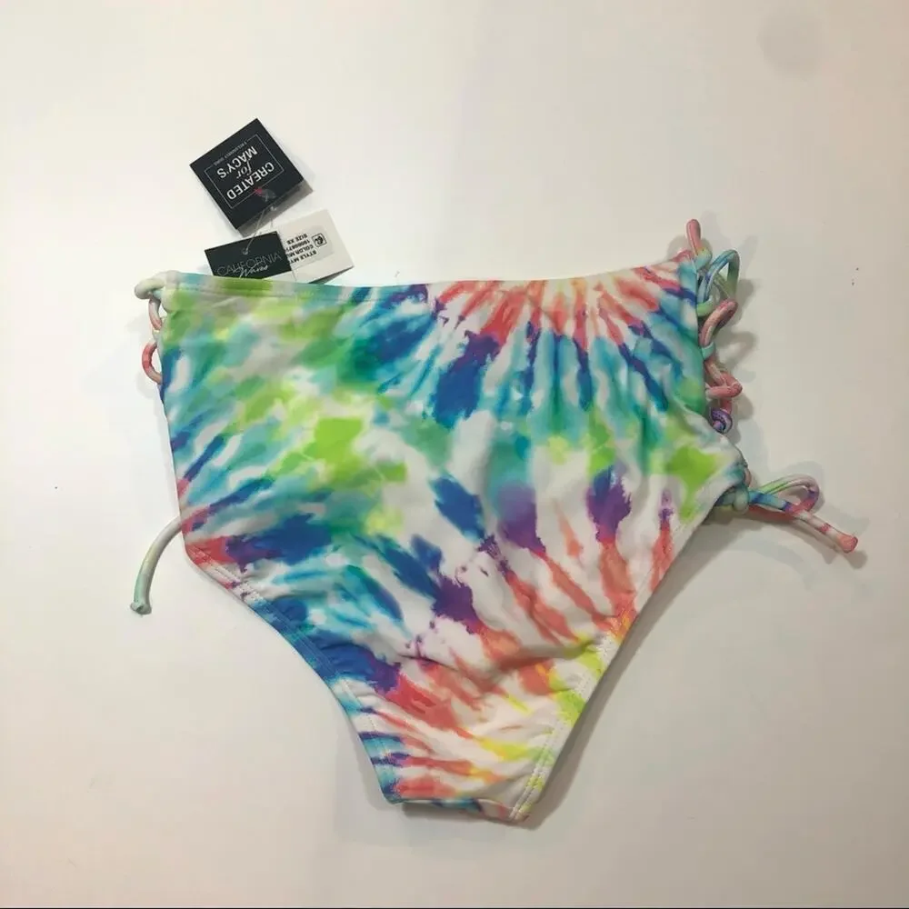 California Waves high waist bikini swim bottom